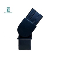 Raccord de tuyau carré en acier inoxydable connecteur Flexible coude de main courante réglable pour rampes d'escalier