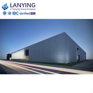مبنى هيكلي فولاذي مسبق الصنع من المعدن المجلفن، مستودع، ورشة عمل، حظيرة، معتمد بشهادة ISO9001، مقاوم للرياح حتى 200 كم/ساعة 1 - Product Image 3