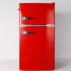 Refrigerador Eléctrico BCD89 para Hotel y Hogar, Puerta Doble Reversible, Acero Inoxidable, Capacidad de 60-99L, Portátil - Product Image 2