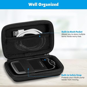 Estuche protector rígido con clip y asa para <span class=keywords><strong>Freestyle</strong></span> <span class=keywords><strong>Libre</strong></span> 3 2 / <span class=keywords><strong>Libre</strong></span> Reader - Product Image 3