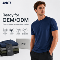 Camiseta JNEI OEM ODM de 150 g/m² para Hombre, Transpirable, de Secado Rápido, Suave al Tacto, para Marcas de Ropa de Estilo de Vida