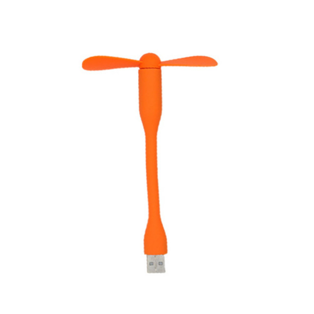 Orange Newest Promotional Items Gadgets Usb Mini Flexible Summer Fan Adjustable Cool USB Gadget
