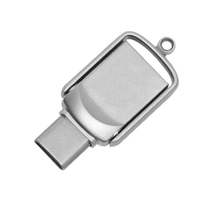 Mini Memoria USB de 128 GB con Interfaz USB de Alta Velocidad OTG Tipo-C 3.0, Unidad Flash de 64 GB, Memoria USB Metálica 2.0 de 1 GB, 2 GB, 4 GB, 8 GB, 16 GB, 32 GB