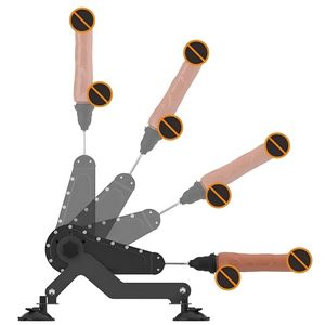 Intelligente frequentieomzetting siliconen seksmachine comfortabele afstandsbediening dildo's seksstoel vrije hoek waterdicht echte seks - Product Image 4