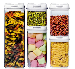 Kitchen Use Customized airtight plastic food container Box Set of 5 Pcs