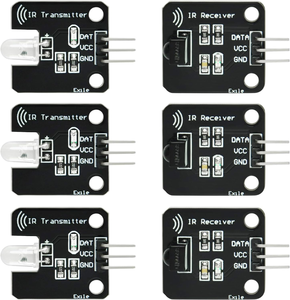 電子ビルディングブロック用デジタル38khz <span class=keywords><strong>Ir</strong></span>受信機センサーモジュールと38khz <span class=keywords><strong>Ir</strong></span>送信機センサーモジュールキット - Product Image 1