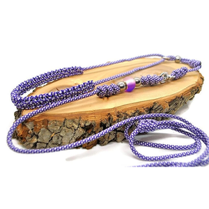 Correa con cuentas rojas para perro, arnés y correas hechas a mano con diamantes brillantes - Product Image 1