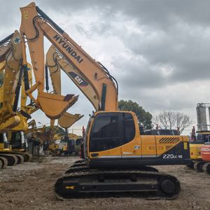 Pelle sur chenilles d'origine coréenne Hyundai 220LC-9S 220 225LC 20 tonnes Hyundai 210 Pelle hydraulique d'occasion - Product Image 3