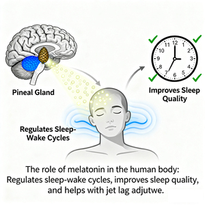 Melatonin en films oraux pour améliorer le sommeil des adultes et des personnes âgées, favoriser l'amélioration de la mémoire et favoriser un sommeil plus long – Bandes orales - Product Image 4