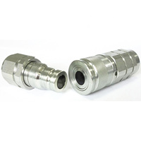 ISO16028 hydraulique 3/4 pouces galvanisé face plate pas de fuites et de déversements raccord rapide NPT filetage interne