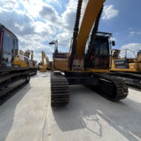 Excavatrice sur chenilles hydraulique CAT 336GC d'origine japonaise, 36 tonnes, faible nombre d'heures, prête à être expédiée