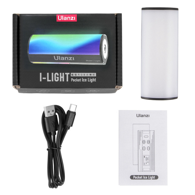 ULANZI Handheld Wand RGB LED Video Lamp Photography Rechargeable Mini Light Stick for Video Shooting