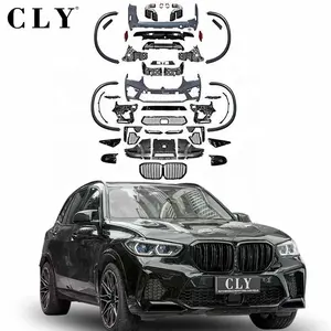 CLY Xe Cản Đối Với BMW X5 G05 Nâng Cấp X5M Body Kits Grill Front Rear Wheel Hub Fender Phần Gương Chiếu Hậu Rear Lip Ống