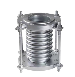 Compensateur de <span class=keywords><strong>tuyau</strong></span> d'échappement métallique à soufflet ondulé, joint d'expansion en acier inoxydable SS304 316L, type à bride - Product Image 4