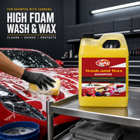 Cire Nano 4L de Haute Qualité, Solution de Lavage Auto pH Équilibré, Nettoyage Rapide et Facile, Formule Blanchissante, Ratio de Dilution 1:100, Parfum Pomme
