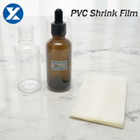 Film thermorétractable YIXIN en PVC souple transparent haute brillance, qualité machine de moulage par soufflage, visibilité produit à 360 degrés, directement de l'usine