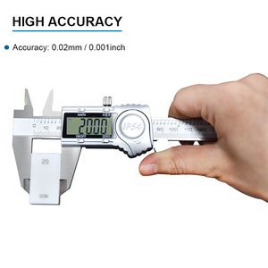 Pinza <span class=keywords><strong>Vernier</strong></span> calibro elettronico IP54 impermeabile in acciaio inossidabile pinza digitale 0.01mm da 6 pollici da 0 a 150mm - Product Image 6