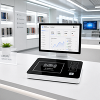 Estación de Trabajo Inteligente RFID HAUMR para Personal de Biblioteca, Compatible con SIP2 HF/UHF, para Actualización del Sistema de Biblioteca y Operaciones Diarias del Personal