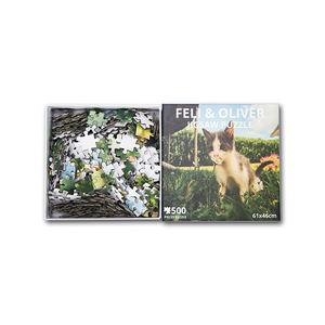 Jouets éducatifs personnalisés en papier animal de dessin animé pour enfants <span class=keywords><strong>Puzzle</strong></span> éléphant <span class=keywords><strong>1000</strong></span> pièces - Product Image 5