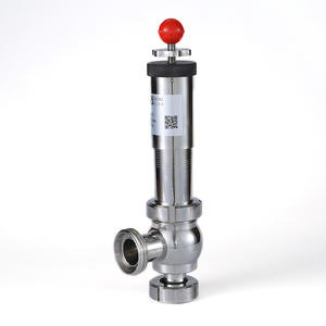 Vanne de sécurité sanitaire en acier inoxydable 304 pour la vente en gros par le fabricant, soupape de décharge de pression, idéale pour - Product Image 1