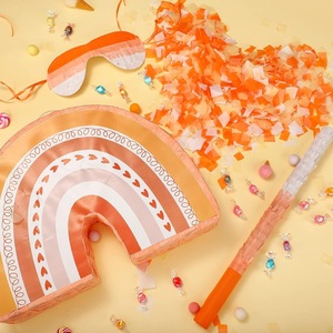 Piñata suspendue à remplir, idéale pour les jeux de fête d'anniversaire des enfants et la décoration des fêtes mexicaines - Product Image 6