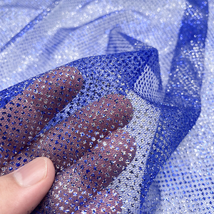 מכירה חמה מחיר תחרותי בד כלה ירוק נוצץ בד רשת ירוק סופר צפוף פאייטים גליטר טול בד גליל - Product Image 4