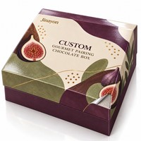 Individuell Bedruckte Gourmet-Schokoladenbox mit Basis und Deckel Valentinstag-Geschenkverpackung CMYK-Bedruckt Beschichtetes Papier Graupappe