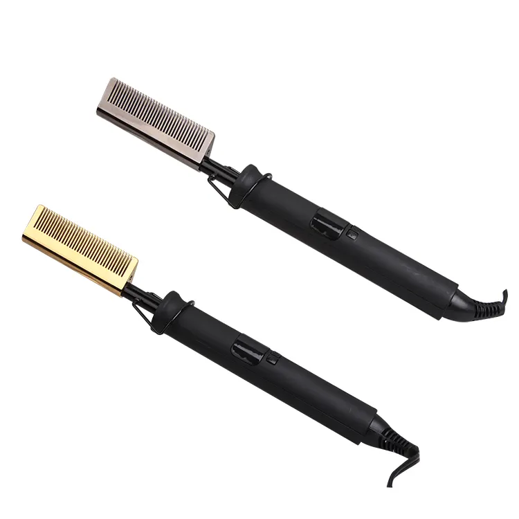 Hot sale Professional Hair Straightener Comb New Design Heated Electric Ionic Mini Hair Straightener Brush