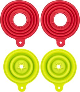 Silicone Collapsible Foldable <b>Large</b> Canning <b>Jar</b> Funnel for Wide Mouth and Regular <b>Jars</b> Dishwasher Safe LFGB Certified - Product Image 3