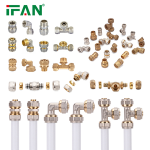 IFAN Chất lượng cao giá rẻ <span class=keywords><strong>pex</strong></span> ống nối 16-32mm Đồng nén phù hợp <span class=keywords><strong>pex</strong></span> Phụ kiện cho <span class=keywords><strong>pex</strong></span> Ống - Product Image 1