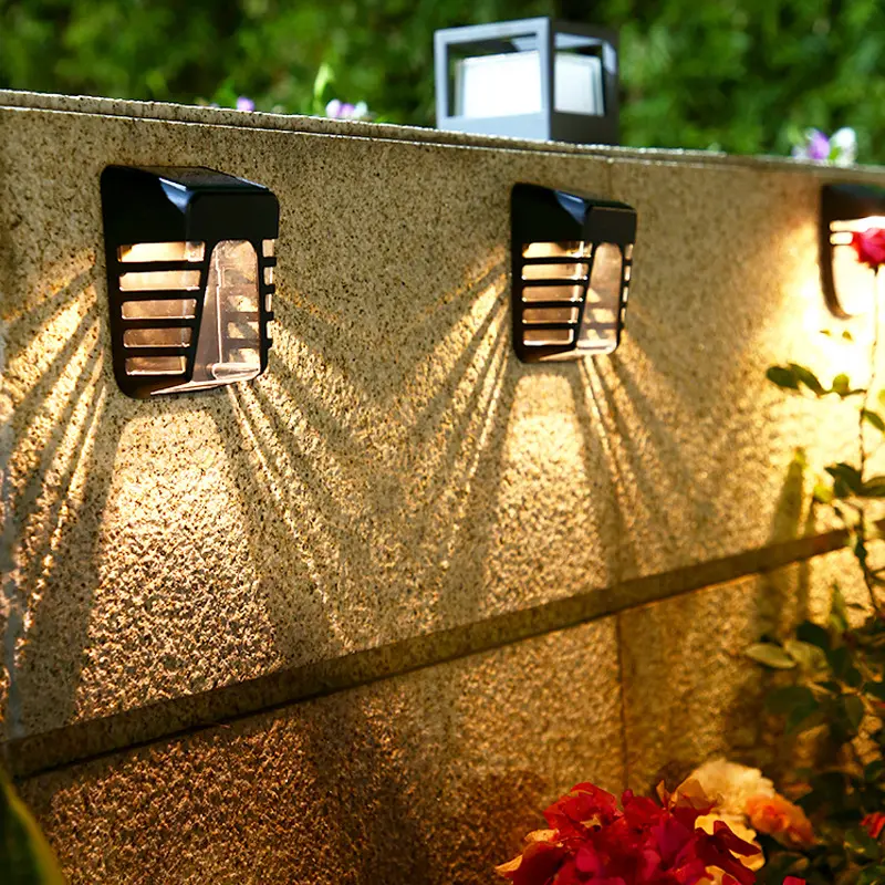 Outdoor wasserdicht Haushalt Garten Hof Dekoration Beleuchtung Wand leuchte LED Außen lampe Solar Bewegungs sensor Wand leuchte Licht