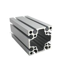 Système d'assemblage en aluminium série 6000, profilés à fente en T 8080, extrudés, pliables, pour assemblage industriel en aluminium