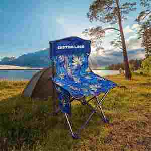 Custom Water-proof Fishing Camping Chair Beach Chair Branded Stainless Steel Folding Camping Chairs - Product Image 1