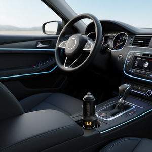 Cargador de coche Togosmart USB tipo C de carga rápida 12V 24V de doble puerto con indicador LED para camiones y SUV - Product Image 2