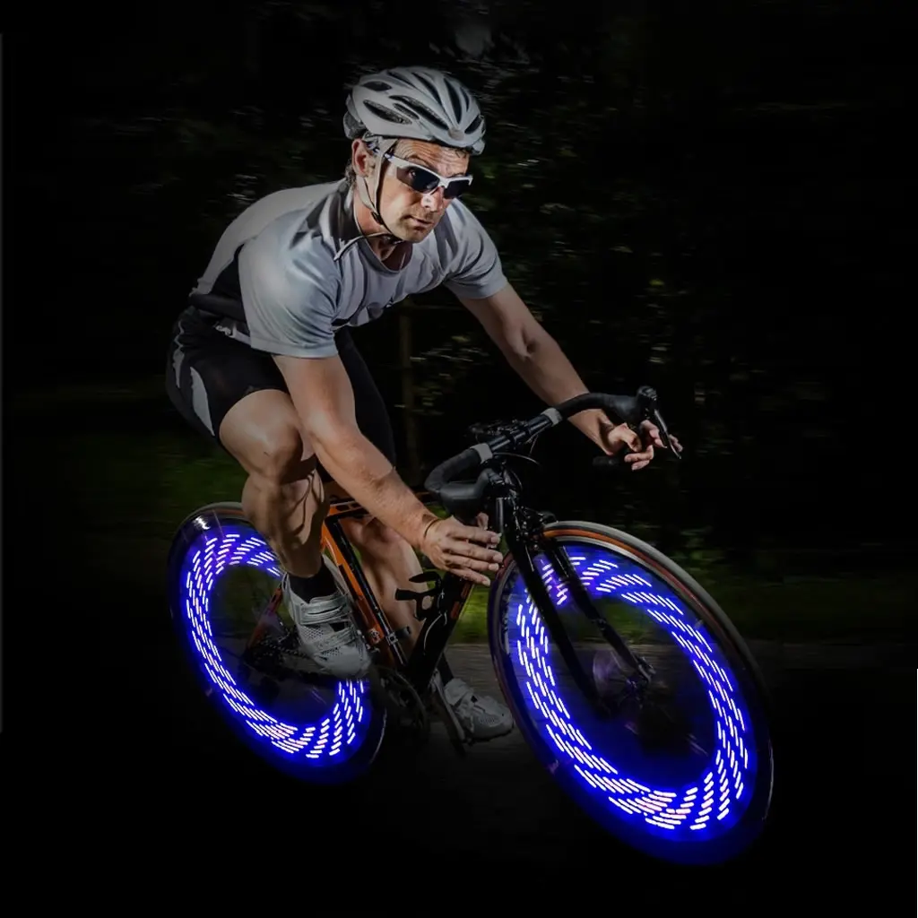 Fahrrad Cool Wheel Lights Mountainbike Wheel LED Dekoratives Licht Wasserdichtes Rad licht