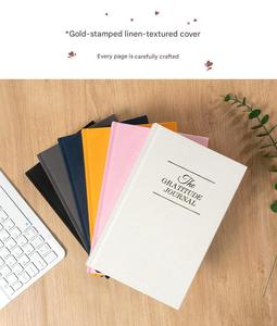 Cuaderno de Gratitud Diaria Original con Encuadernación <span class=keywords><strong>en</strong></span> Espiral, Cubierta de Tela, 100 Hojas SYC <span class=keywords><strong>para</strong></span> la Felicidad, Mindfulness y Reflexión - Product Image 2