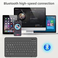 COUSO sıcak satış Mini Bluetooth klavye ve fare Combo Ultra ince bilgisayar makas Teclado PC dizüstü kablosuz klavye ve fare