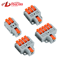 Hızlı Kablolama Terminali, 1 Girişli Çok Çıkışlı PCT-5212/5213/5214/5215, 32A 450V, Aletsiz, 0,5-4,0mm² Katı/Örgülü Teller için