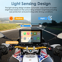 Carpuride Pantalla CarPlay Inalámbrica de 7 Pulgadas para Motocicleta BMW, Apple CarPlay, Android Auto, Control con Volante W702BS