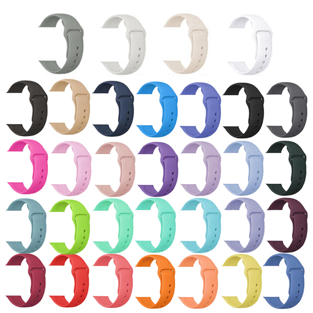Роскошные резиновые браслеты для Apple Watch Series 10 11 SE Ultra 3 2 49 мм 38 мм 41 мм 42 мм 44 мм спортивные силиконовые умные часы