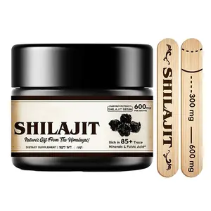 Pure Himalayan Shilajit Resin 100% Trace Minerals Complex with Fulvic Acid 85% for Energy Immune Support