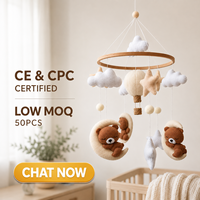 Mobile musical pour bébé, cadeau de naissance islamique, jouets suspendus pour berceau, étoile, lune, Coran, Kaaba, pour la chambre de bébé fille et garçon