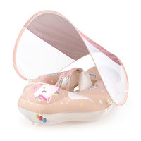 Bouée gonflable pour bébé avec auvent pare-soleil, jouet aquatique