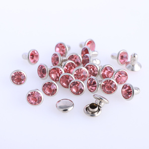 QIYI verre <span class=keywords><strong>strass</strong></span> Rivets goujons pointes laiton <span class=keywords><strong>Strass</strong></span> décoration cheval bride verre pierres pour cuir vêtements chaussures - Product Image 5