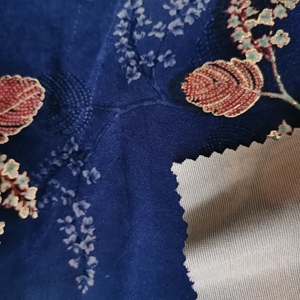 Mehrere Farben erhältlich Floral Design marok kanis cher Samts toff für Sofa Blumen druck Möbels toff Samts ofa Stoff