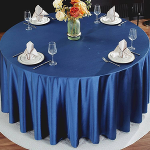 <span class=keywords><strong>Nappe</strong></span> Ronde de Luxe en Brocart Satiné Épais pour Champagne, <span class=keywords><strong>Nappe</strong></span> Fantaisie de 120 Pouces pour Événements et Mariages, Livraison Rapide - Product Image 4