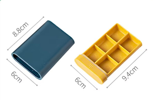 Nuevo Pastillero Portátil de Viaje con 3 Compartimentos, Dispensador de Medicamentos, Organizador de Píldoras - Product Image 3
