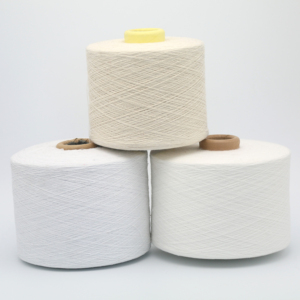 Low Twist 35% Recycled Cotton 65% Polyester OE Cotton Thread NE 6/1-8/1 Vietnam Knitting Weaving Yarn for Wear-Resistant Gloves - Product Image 1
