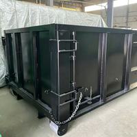 Conteneur de recyclage, Conteneur à crochet élévateur, Conteneur à déchets à crochet élévateur, Conteneur à ferraille à crochet élévateur, Conteneur à déchets amovible, Élimination des déchets, Gestion des déchets