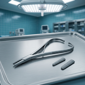 Porte-aiguille Vitra Mathieu, usage chirurgical manuel, acier inoxydable de qualité médicale, certifié CE - Product Image 2